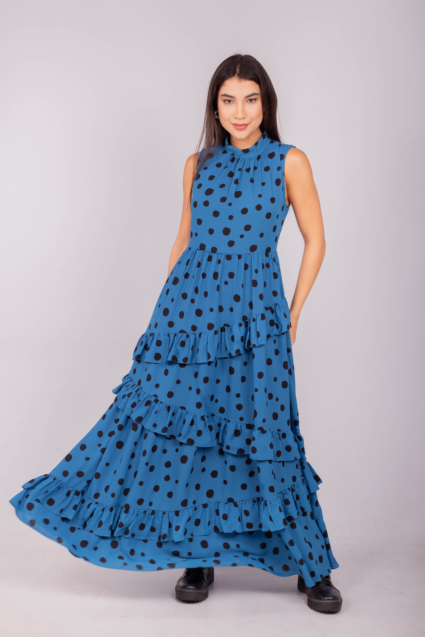 Vestido Begônia Azul