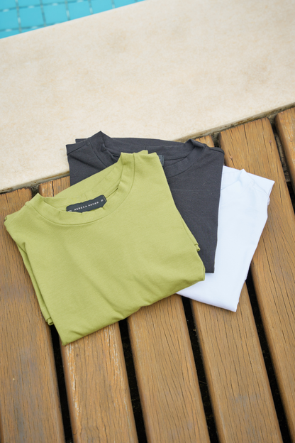 Trio T-Shirts Oversize Pistache