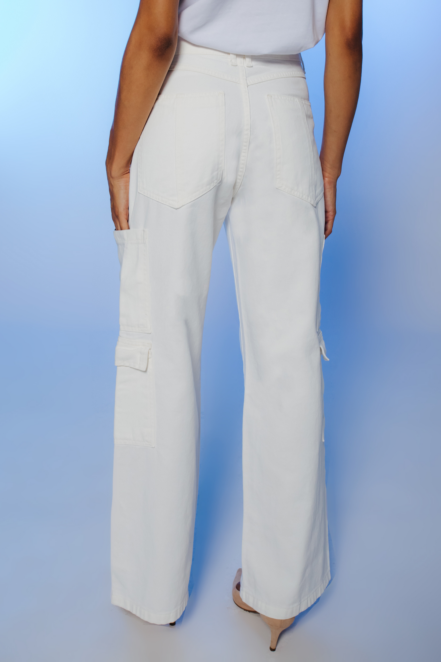 Calça Jeans Bia Off White
